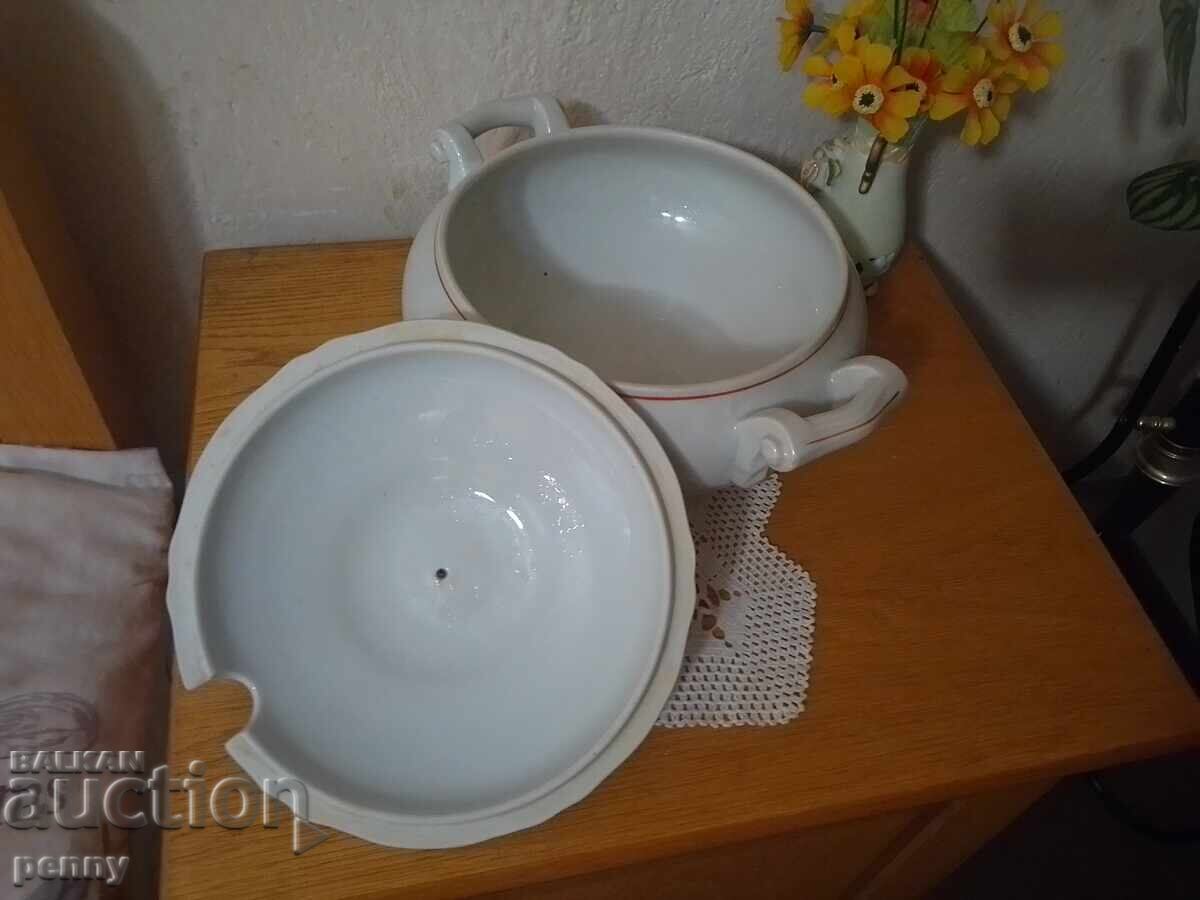 Bulgarian porcelain soup tureen - 5