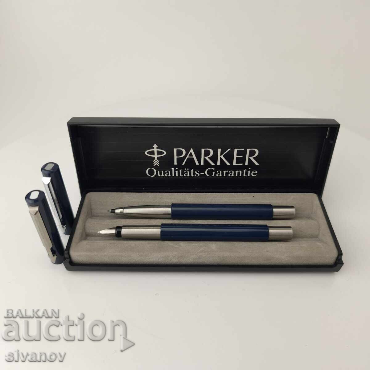 Стара сет писалка и химикалка Паркер Parker Vector #5866 с цена 39.99 лв. | € 20.45