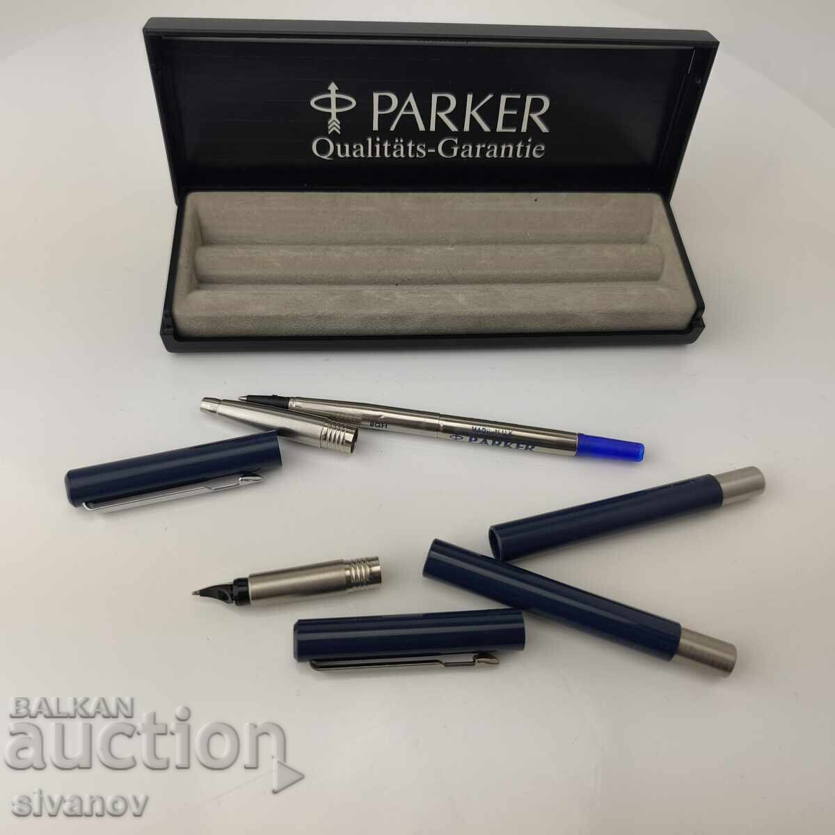 Стара сет писалка и химикалка Паркер Parker Vector #5866 - 6