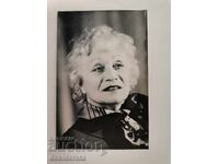 Photograph of the operetta singer Aneta Tsankova