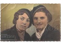 СТАРА СНИМКА СОФИЯ ГИМНАЗИСТКИ В СТУДИО ФОТО ДОБРУДЖА Д935