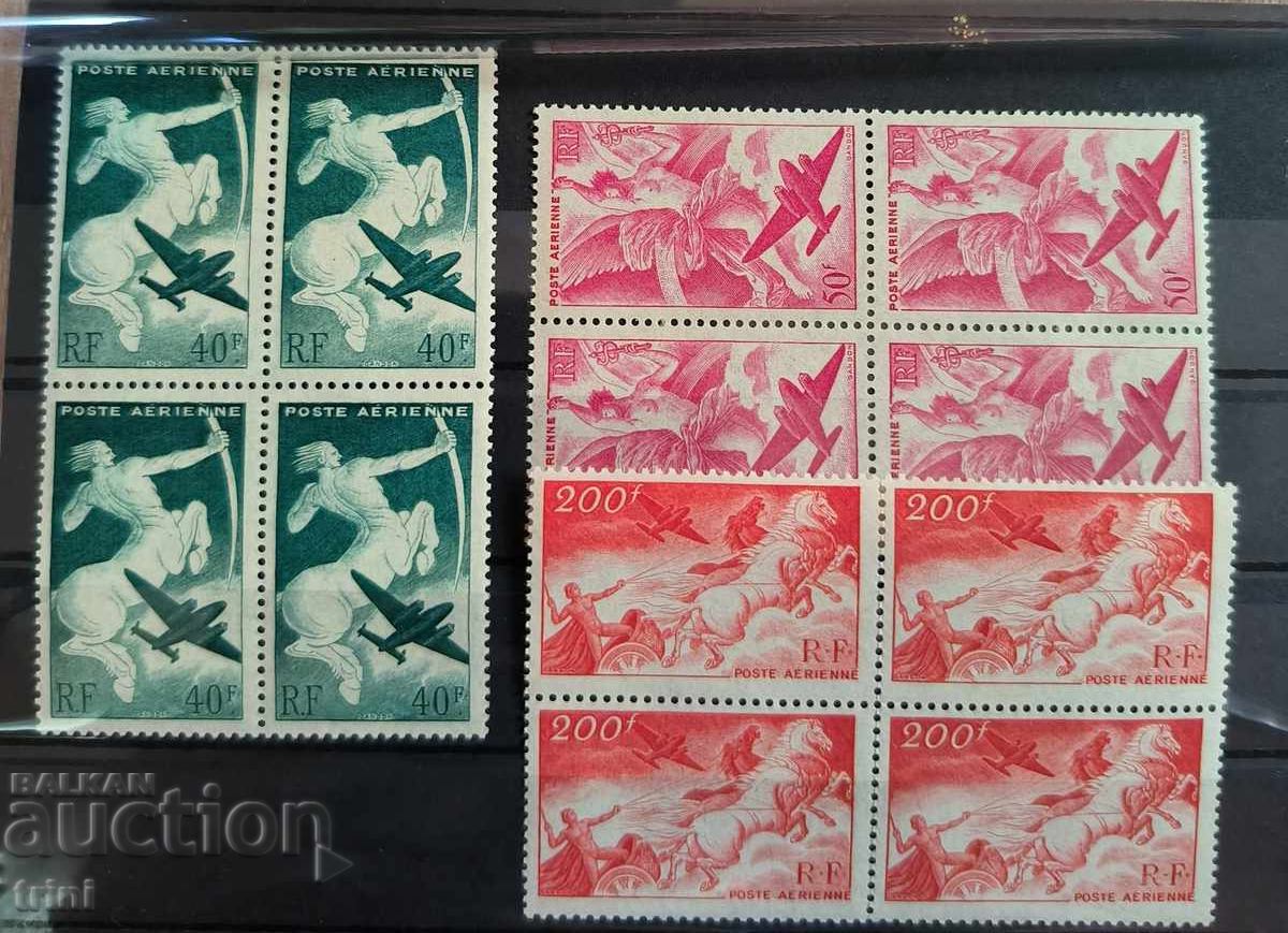 France 1946 Airmail Set MNH