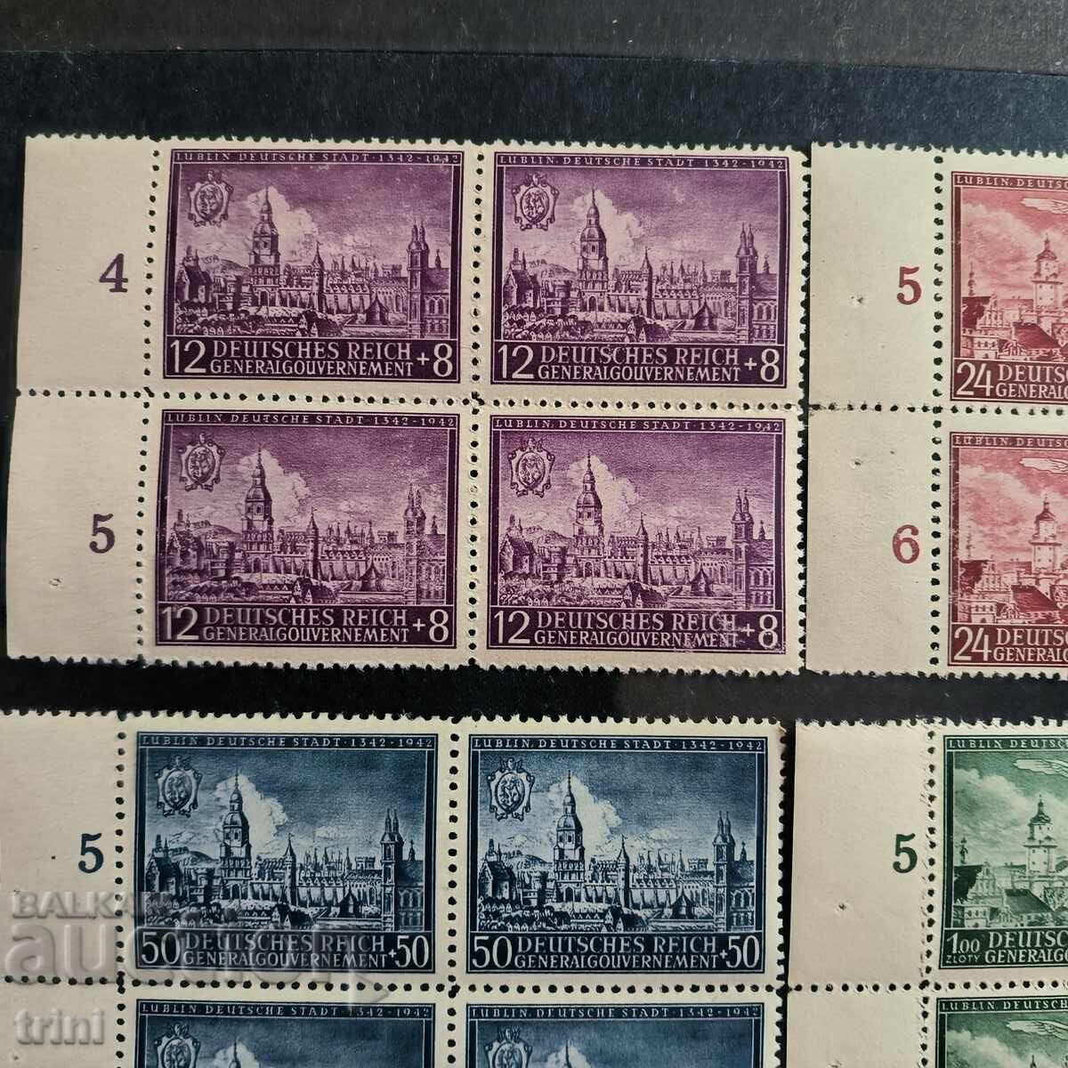 Germany General Government 1942 1942 Lublin Sheetlet MNH with price 30.00 BGN | € 15.34