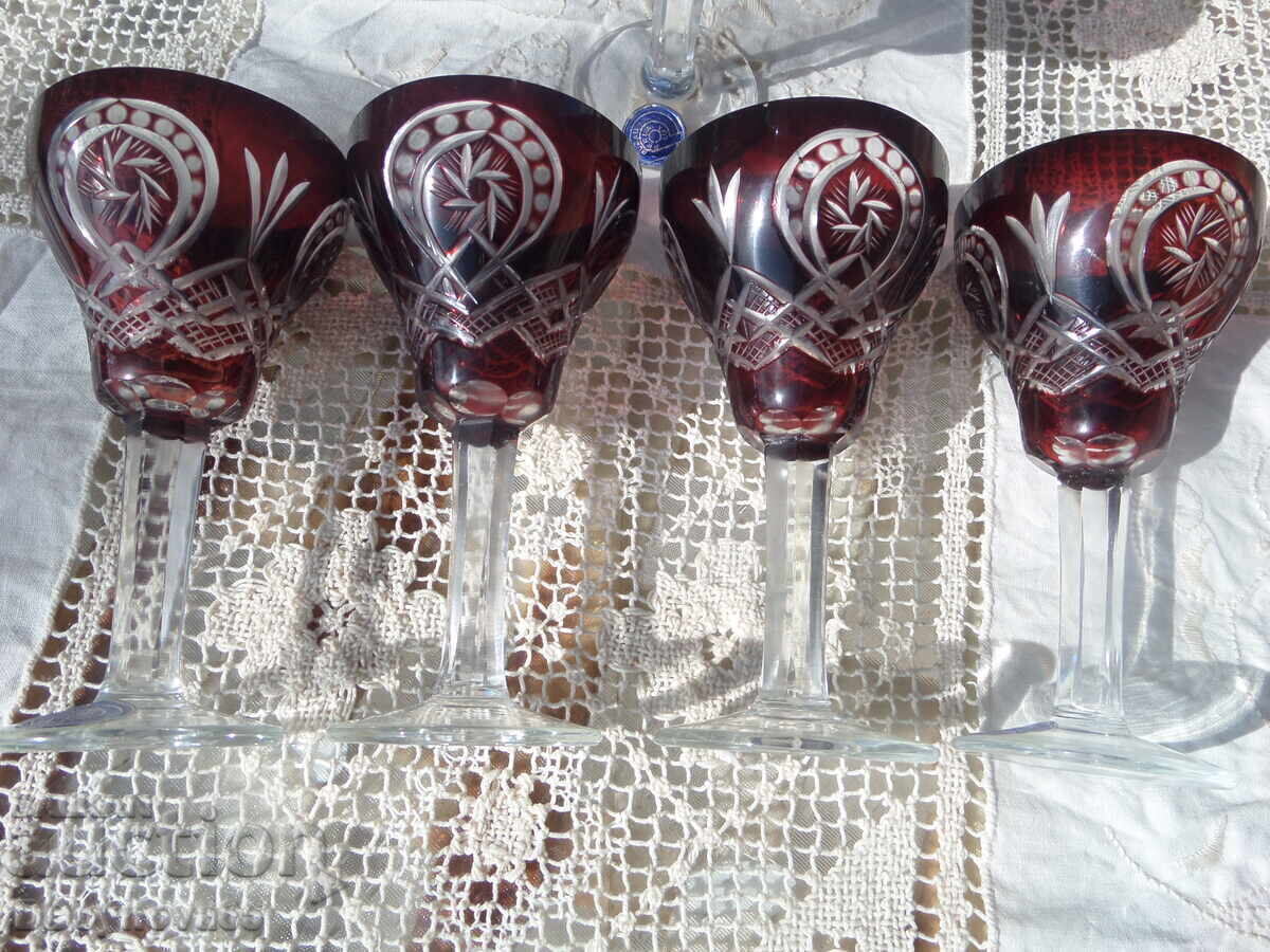 Buzau Perla Lux - 5 pcs. colored crystal for aperitif with price € 35.28 | 69.00 BGN Buzau Perla Lux - 5 pcs. colored crystal for aperitif with price € 35.28 | 69.00 BGN