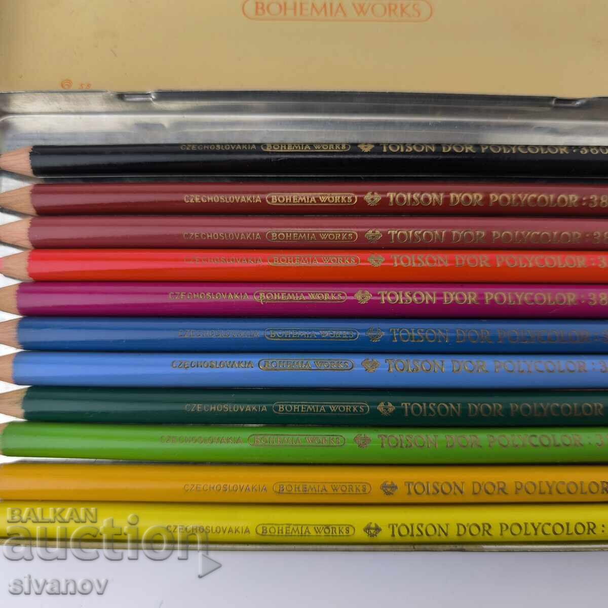 Δημοπρασία Παλιά μολύβια Bohemia Works Toison D'Or Polycolor 3822 #5876