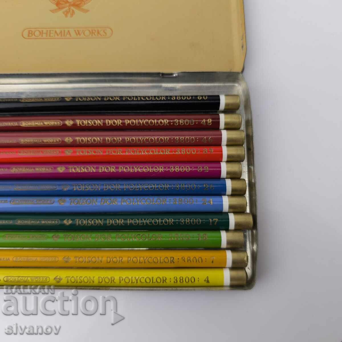 Παράδοση Παλιά μολύβια Bohemia Works Toison D'Or Polycolor 3822 #5876