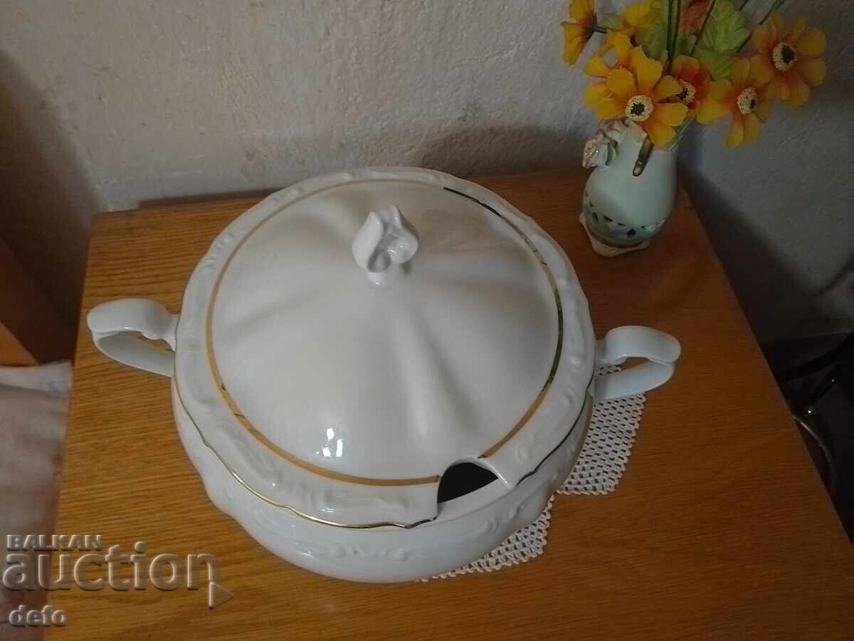 Βουλγαρικός πορσελάνινος σουπιέρας της Ίσιδας με τιμή 20.00 BGN | € 10.23