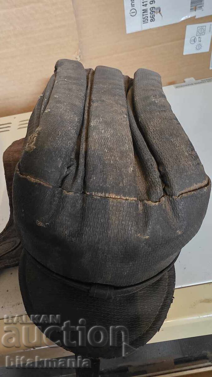 Στάρ μηχανόβιος κράνος - δερμάτινο