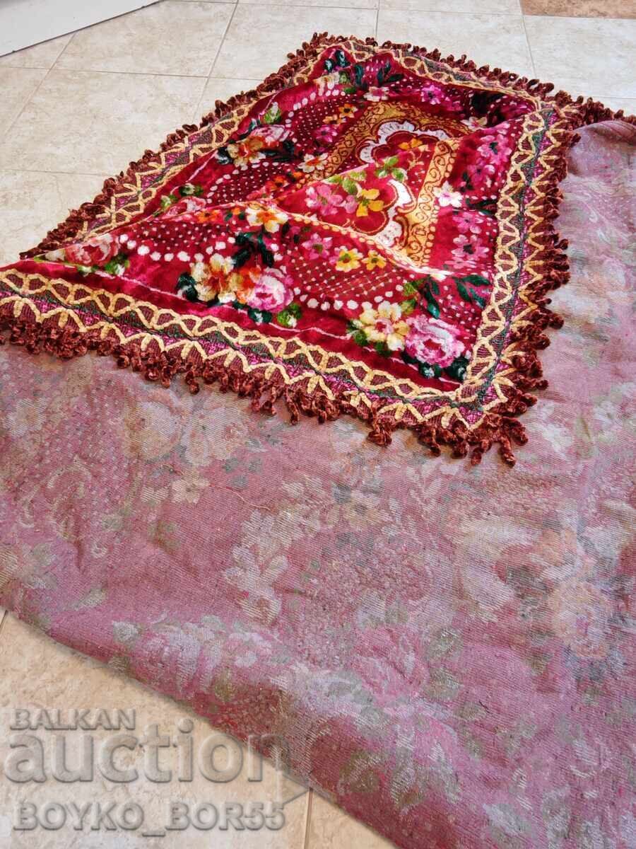 Доставка на Голяма Плюшена Покривка Покривало за Спалня с Ресни 240/190