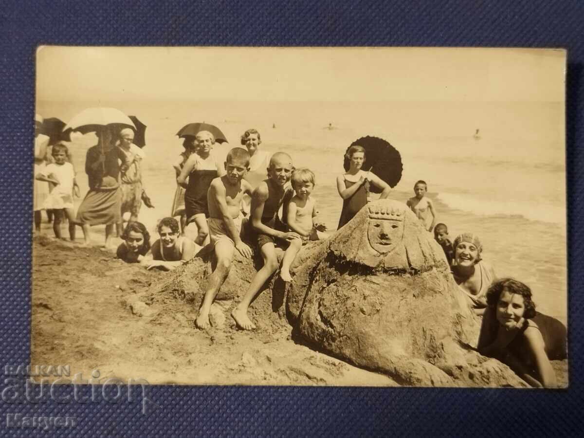 Стара снимка, Царство България, Анхиало. Стара снимка, Царство България, Анхиало.