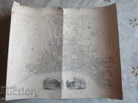 Американска  карта Philadelphia  1840