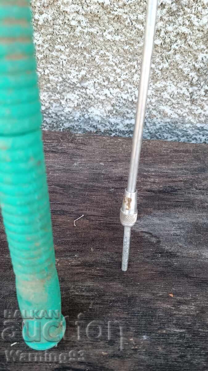 Old fishing rod - aluminum - Russian - 185cm - 6