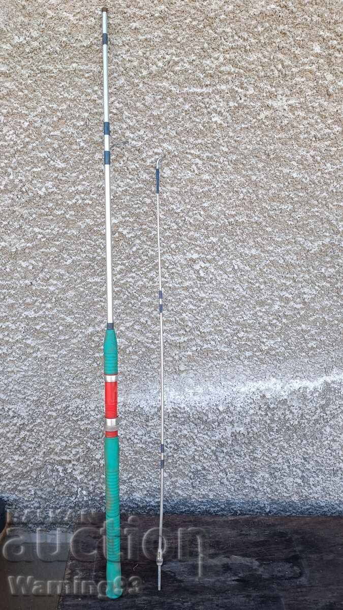Old fishing rod - aluminum - Russian - 185cm
