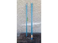 Стара алуминиева въдица - телескоп  - 360см