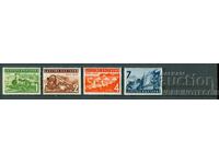 BULGARIA AERIANĂ POȘTALĂ 1 - 100 Lv SERIA BK 1940 MNH