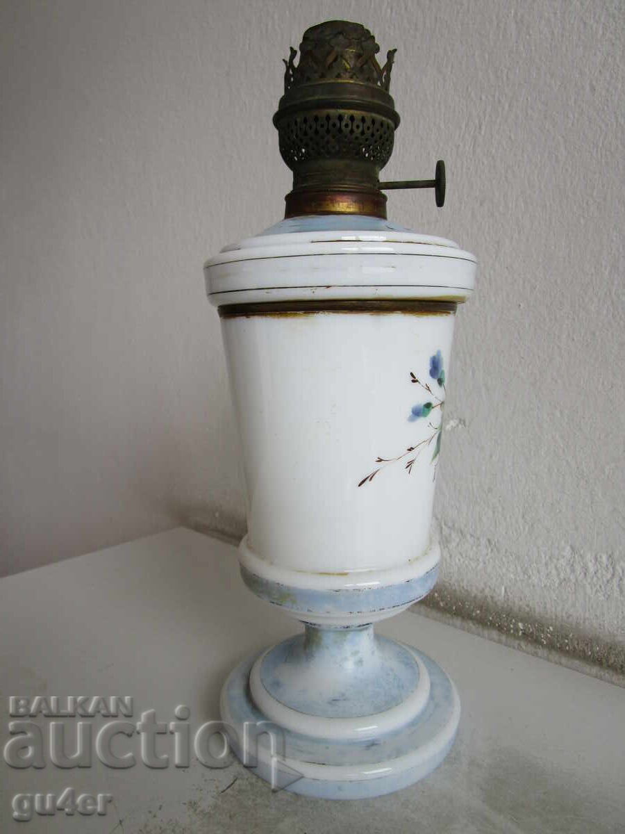 ❌❌❌РЯДКА, РЪЧНО РИСУВАНА ГАЗЕНА ЛАМПА, КРАЯ НА 19-ти ВЕК❌❌❌ с цена 250.00 лв. | € 127.82