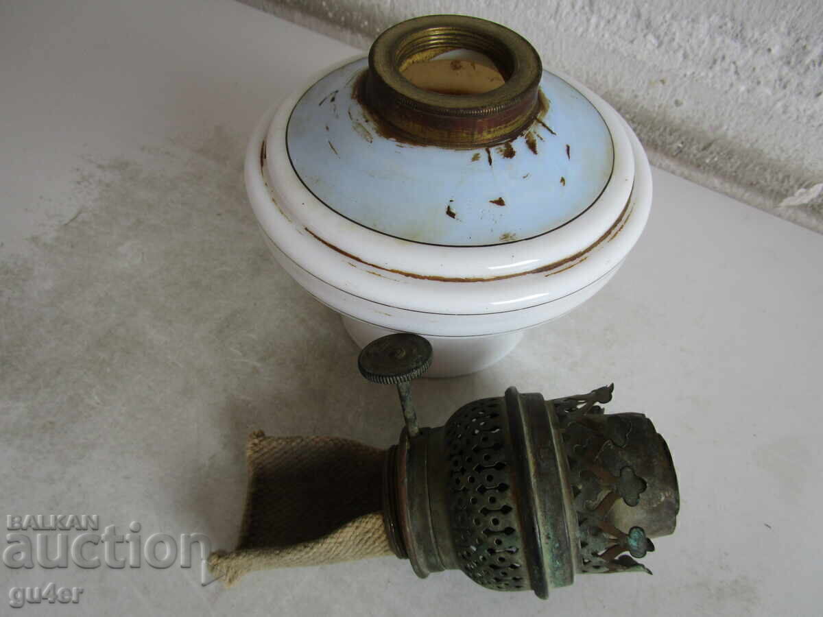 ❌❌❌RARĂ, LAMPA DE GAZ PICTATĂ MANUAL, SFÂRȘITUL SECOLULUI AL 19-LEA❌❌❌ - 5