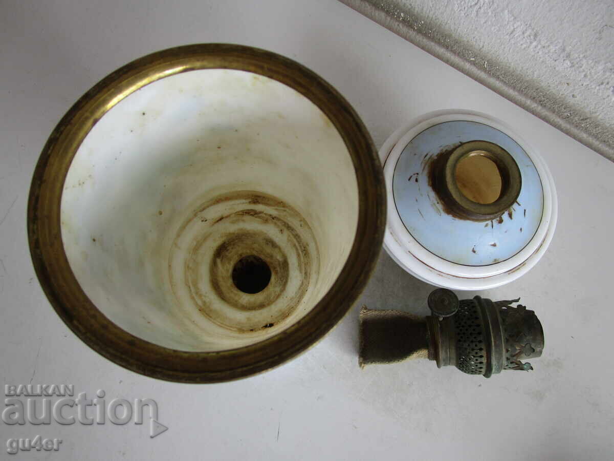 ❌❌❌РЯДКА, РЪЧНО РИСУВАНА ГАЗЕНА ЛАМПА, КРАЯ НА 19-ти ВЕК❌❌❌ - 6