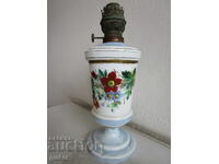 ❌❌❌RARĂ, LAMPA DE GAZ PICTATĂ MANUAL, SFÂRȘITUL SECOLULUI AL 19-LEA❌❌❌