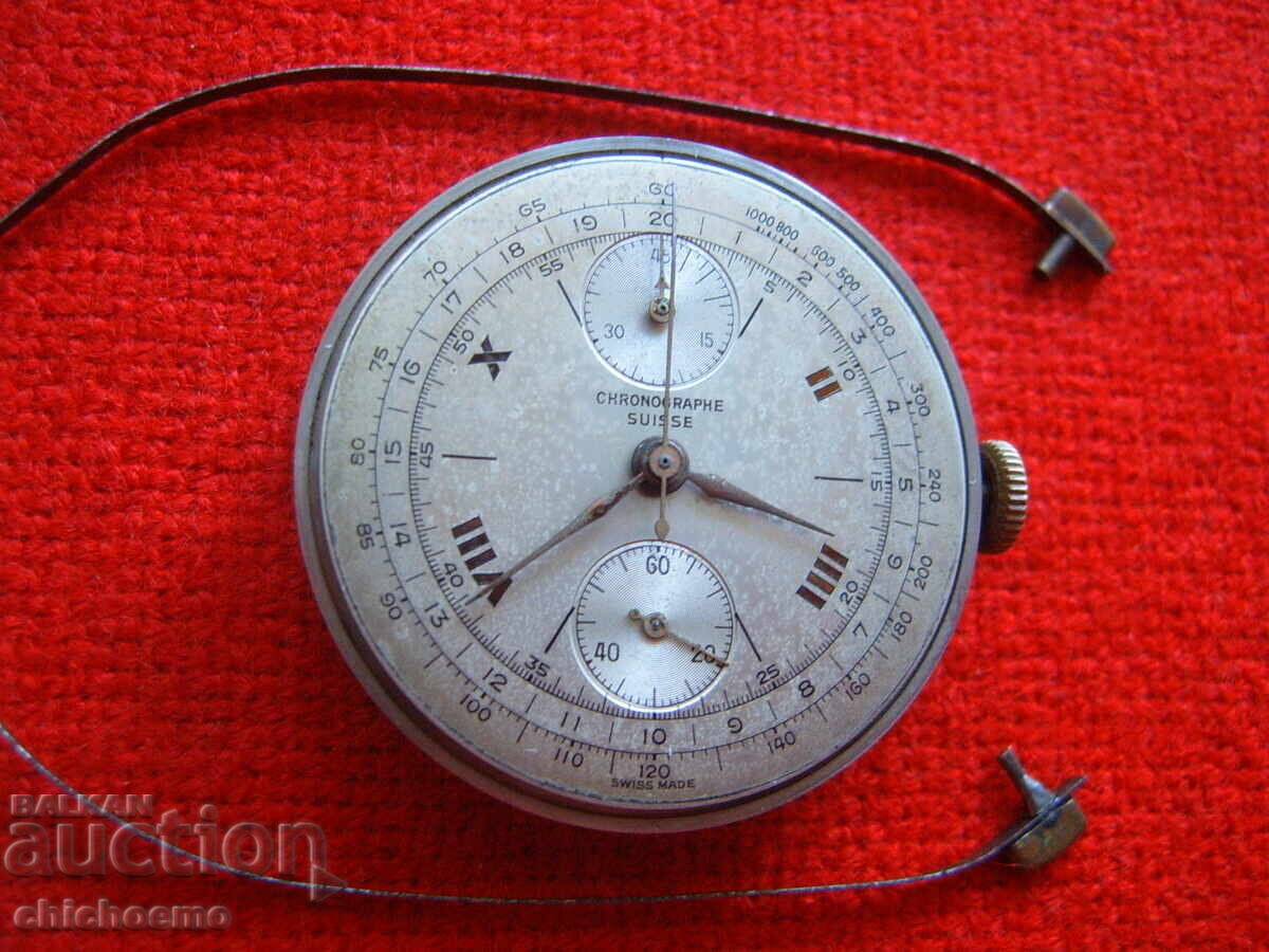 Auction  Venus 170 Chronograph Working Machine, Complete Set!