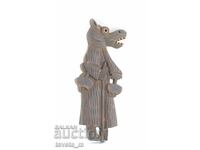 Sculptură în lemn KUKER lucrată manual, decor de perete