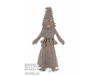 Sculptură în lemn KUKER lucrată manual, decor de perete