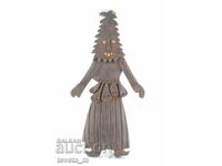 Sculptură în lemn KUKER lucrată manual, decor de perete