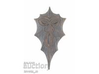 Sculptură în lemn KUKER lucrată manual, decor de perete