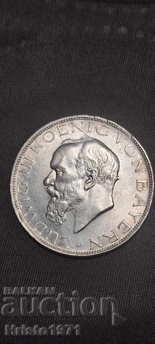 Three 1914 Bavaria stamps