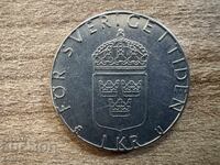 Suedia - 1 coroană (1982)