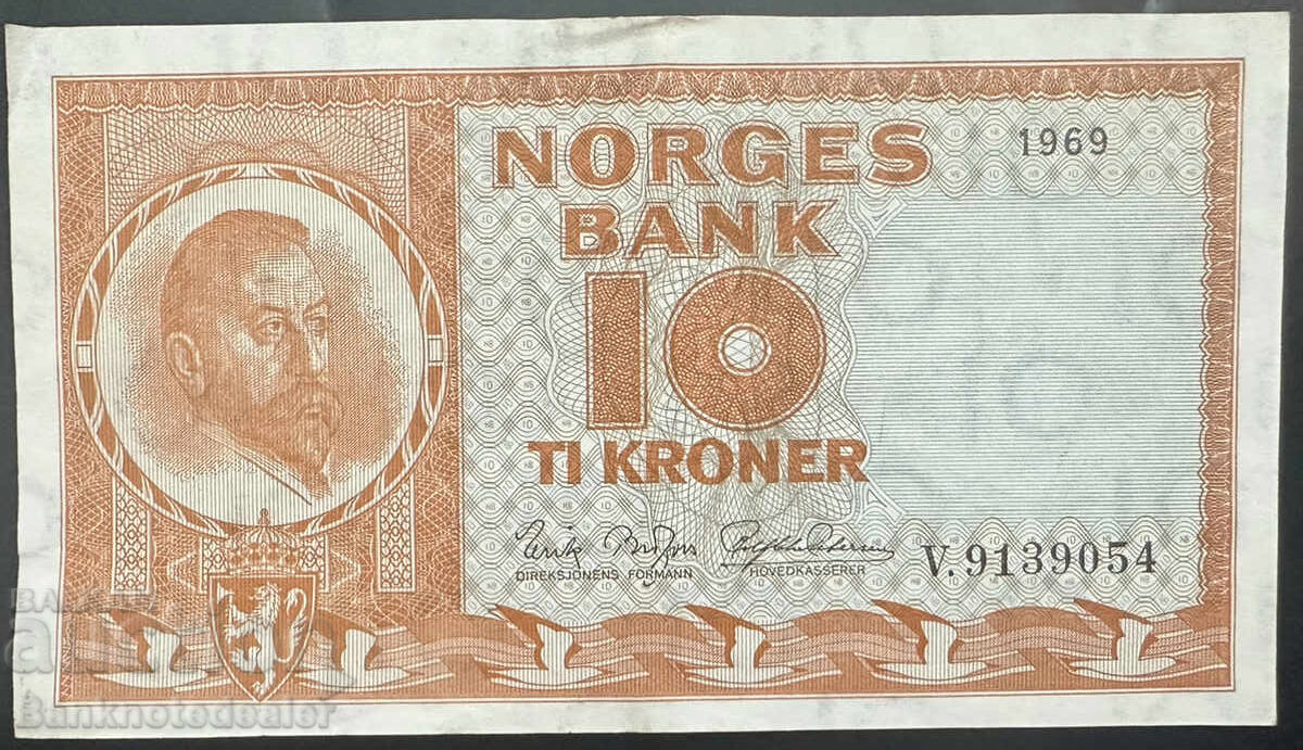 Norway 10 Kroner 1967 Pick 31d Ref 9054 Norway 10 Kroner 1967 Pick 31d Ref 9054