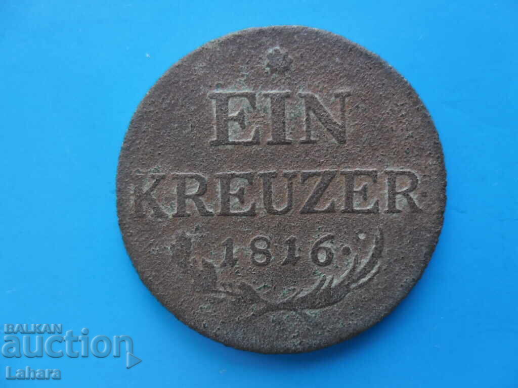 1 Kreuzer 1816 Austria