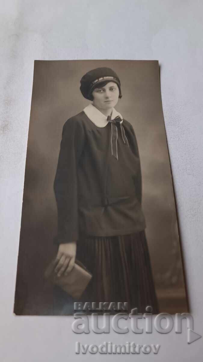 Photograph of a Schoolgirl from the 1st Sofia Girls' High School 1929