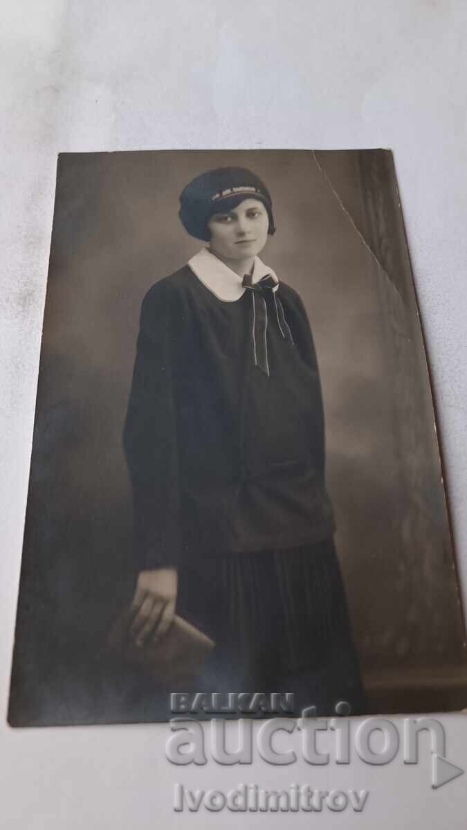 Photograph of a Schoolgirl from the 1st Sofia Girls' High School 1929