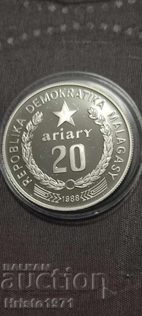 20 Ariary 1988 Madagascar 20 Ariary 1988 Madagascar