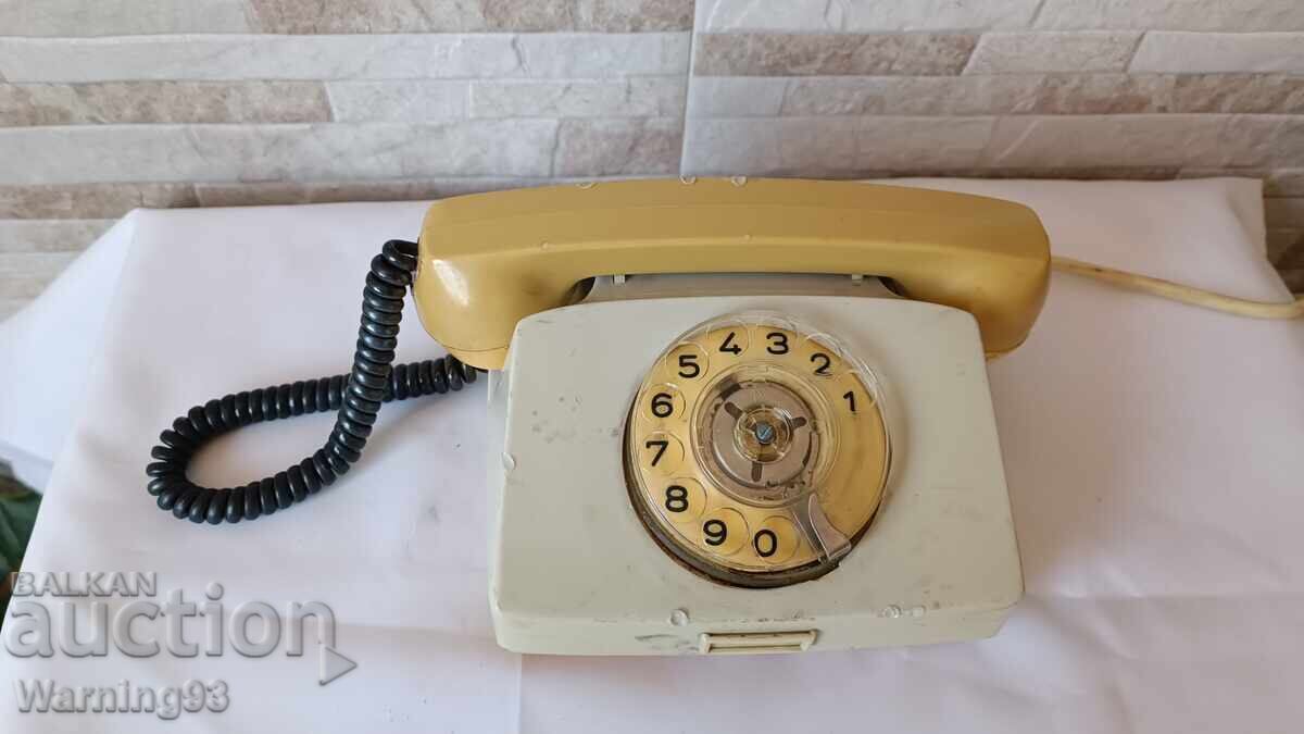 Παλιό Βουλγαρικό τηλέφωνο με ακουστικό - RESPROM - TA4100 με τιμή € 7.00 | 13.69 BGN