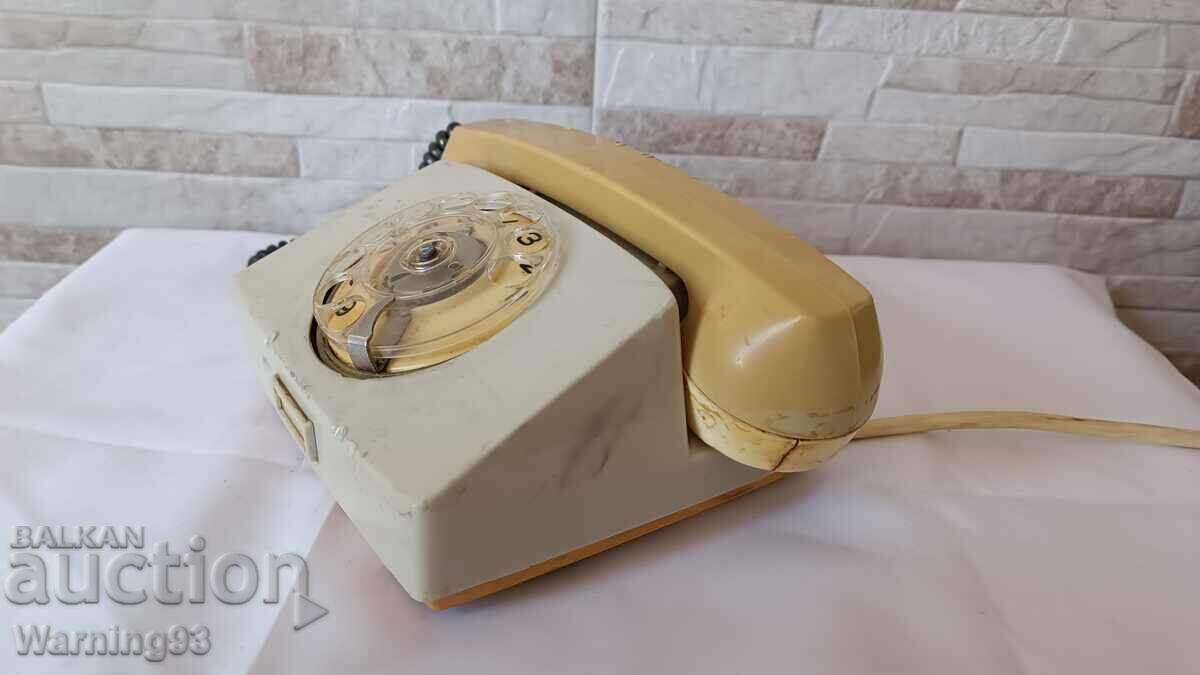 Παλιό Βουλγαρικό τηλέφωνο με ακουστικό - RESPROM - TA4100 - 5 Παλιό Βουλγαρικό τηλέφωνο με ακουστικό - RESPROM - TA4100 - 5