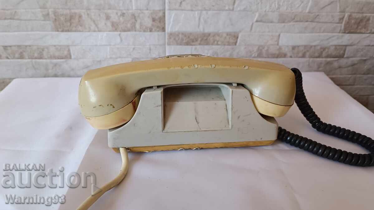 Παλιό Βουλγαρικό τηλέφωνο με ακουστικό - RESPROM - TA4100 - 6 Παλιό Βουλγαρικό τηλέφωνο με ακουστικό - RESPROM - TA4100 - 6
