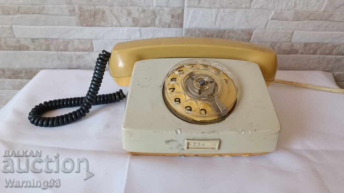 Παλιό Βουλγαρικό τηλέφωνο με ακουστικό - RESPROM - TA4100