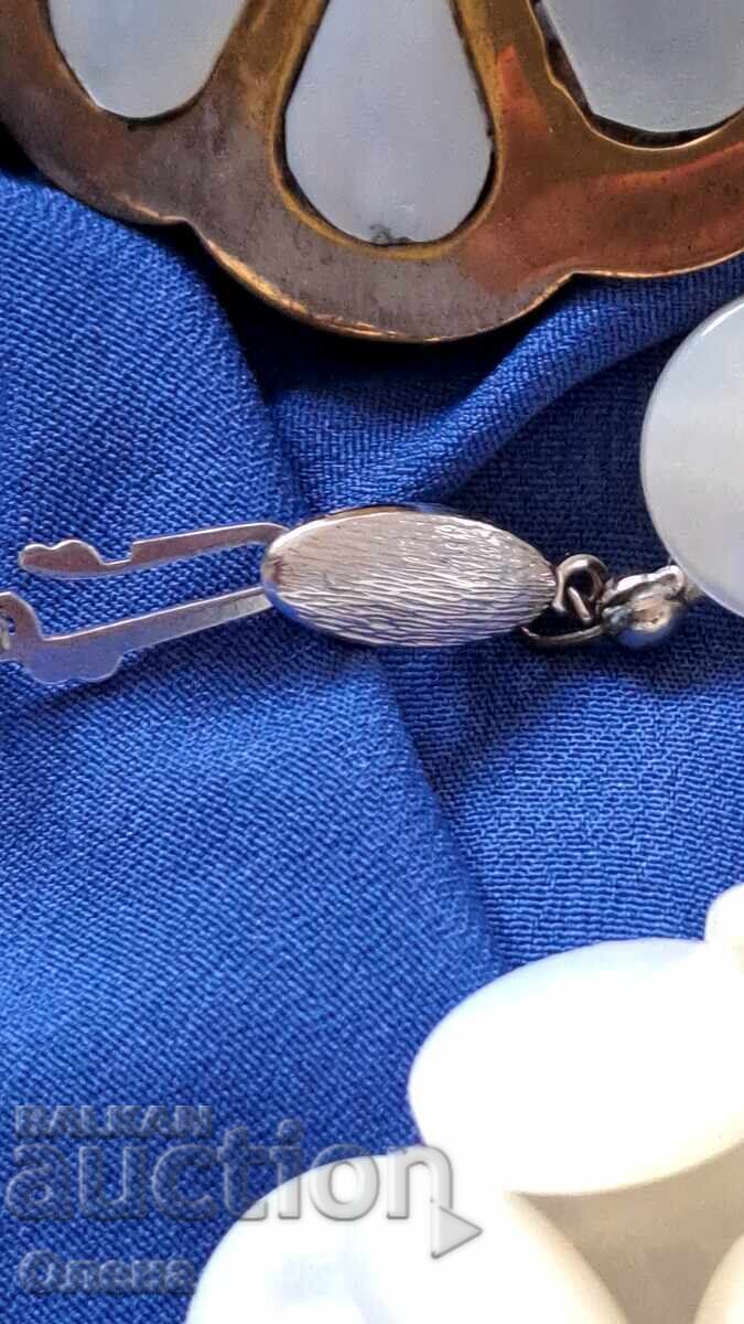 Старинно колие от натурален седеф - 6