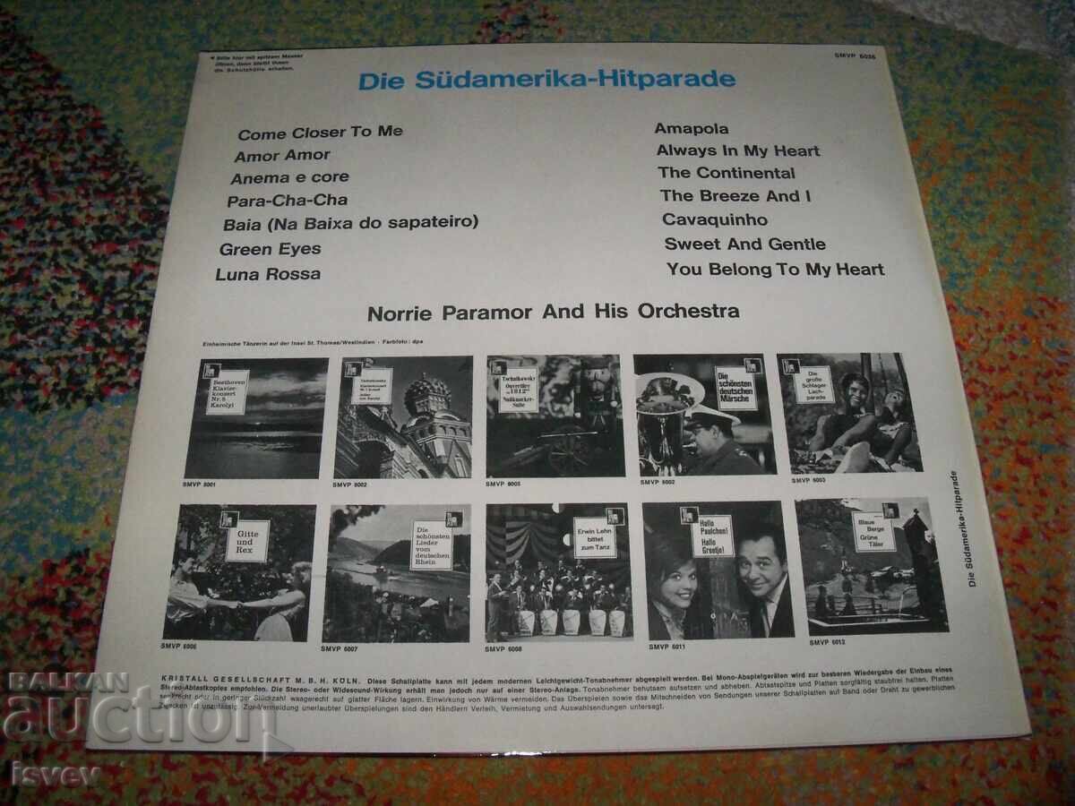 Хит парад - песните на Южна Америка. с цена 10.00 лв. | € 5.11 Хит парад - песните на Южна Америка. с цена 10.00 лв. | € 5.11