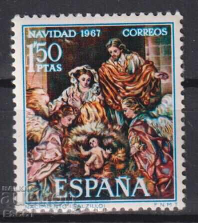 Mint Stamp Christmas 1967 from Spain