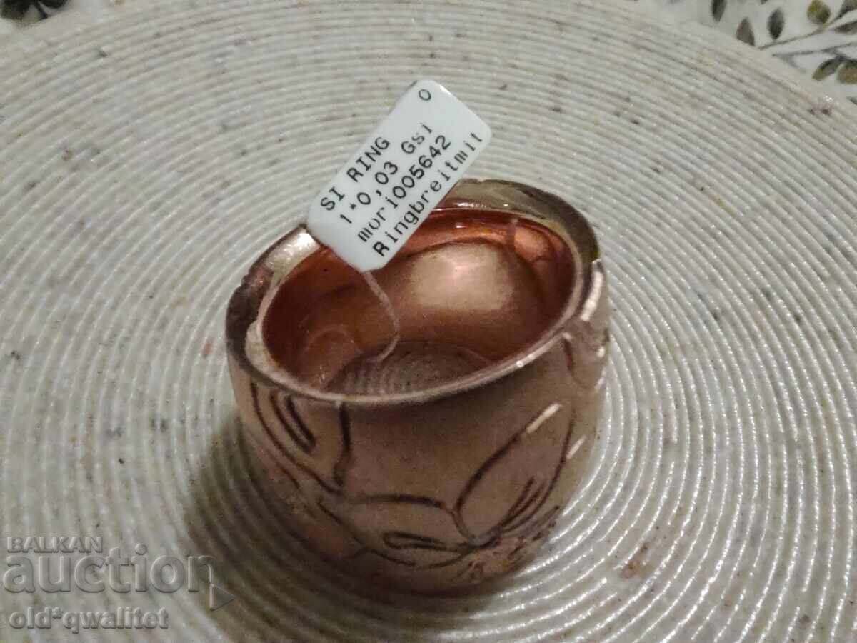 Delivery of LUXURIOUS SILVER RING with Diamond FANTASTIC