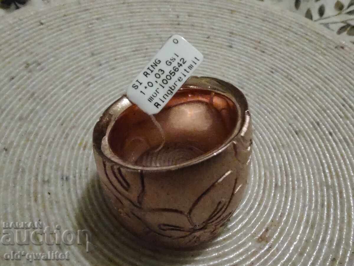 LUXURIOUS SILVER RING with Diamond FANTASTIC - 5