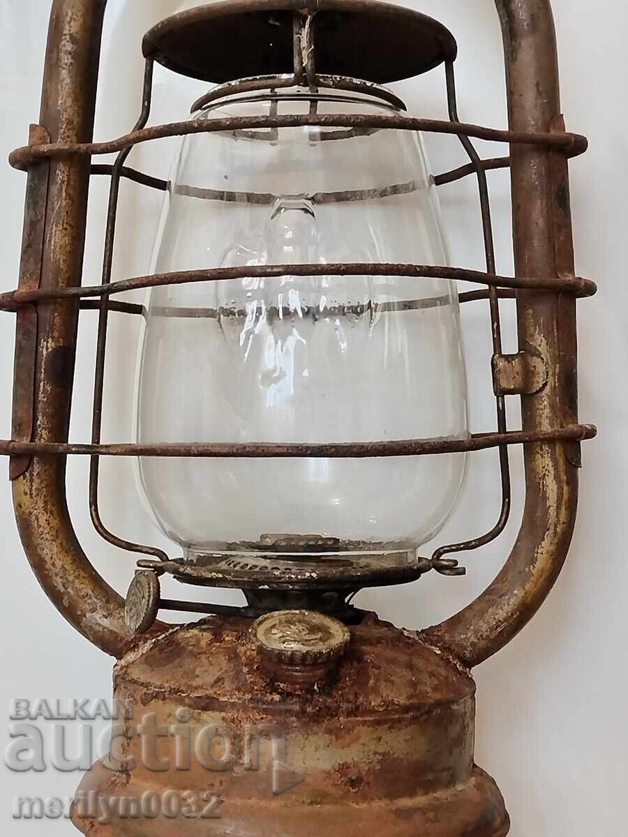 Δημοπρασία Παλιό γερμανικό φακός WW1 λάμπα, προβολέας φωτιστικό