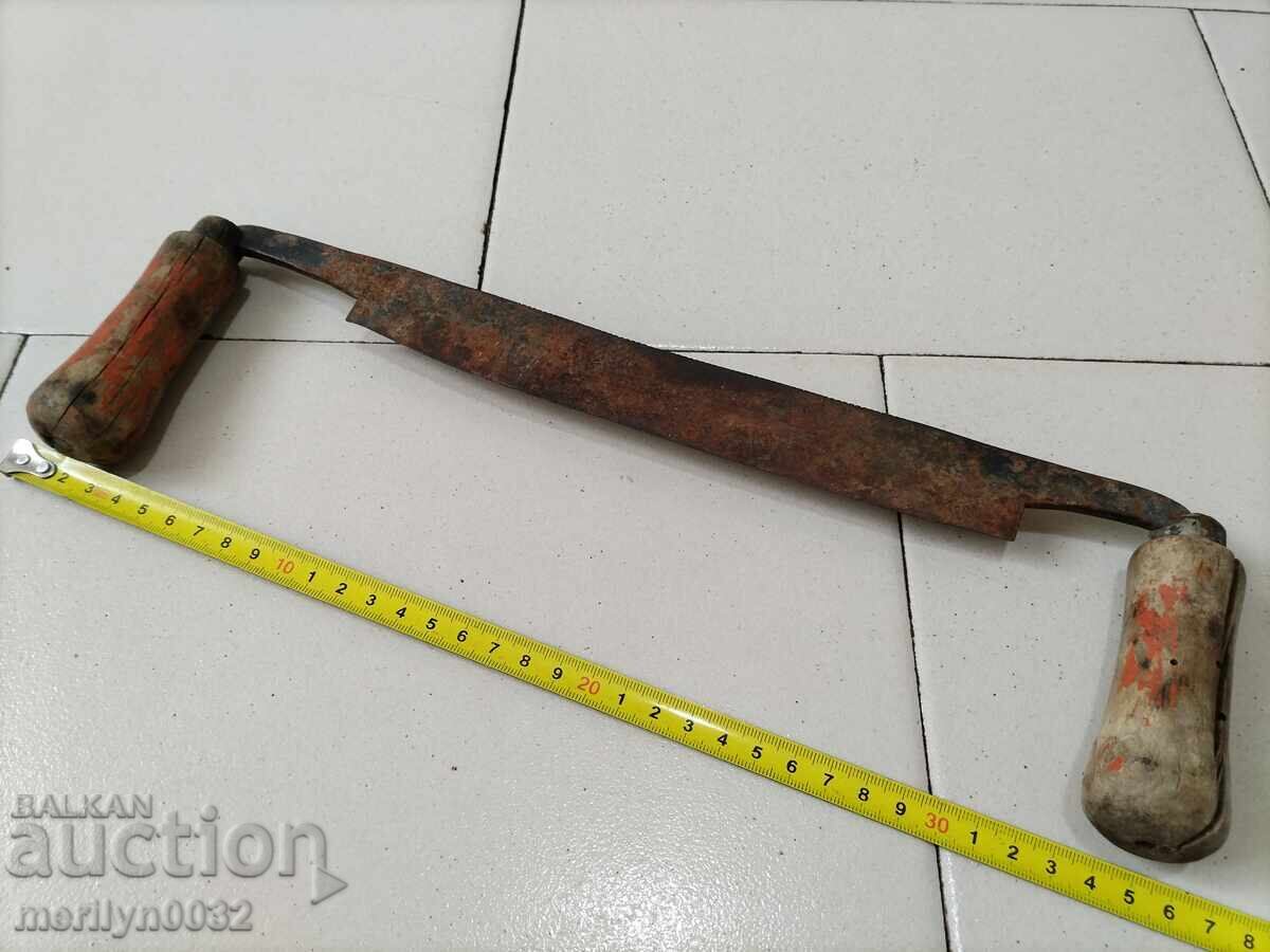 Old forged hand tool wrought iron planer wooden - 6 Old forged hand tool wrought iron planer wooden - 6