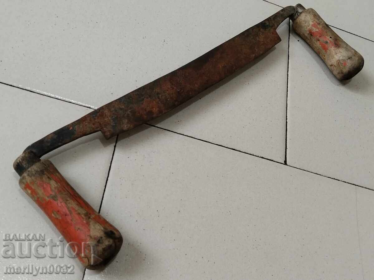 Old forged hand tool wrought iron planer wooden Old forged hand tool wrought iron planer wooden