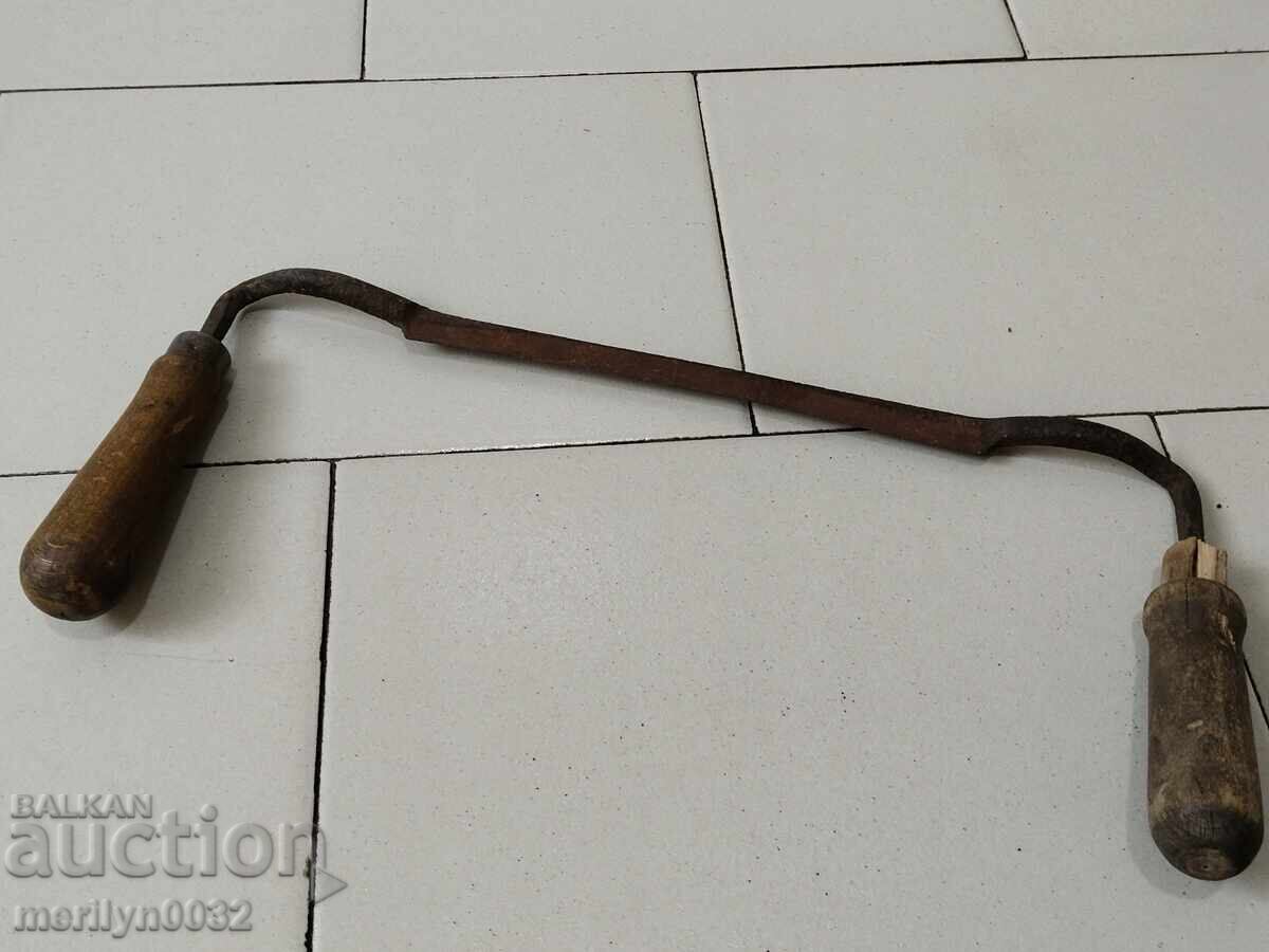 Old forged hand tool wrought iron planer wooden with price 42.00 BGN | € 21.47 Old forged hand tool wrought iron planer wooden with price 42.00 BGN | € 21.47