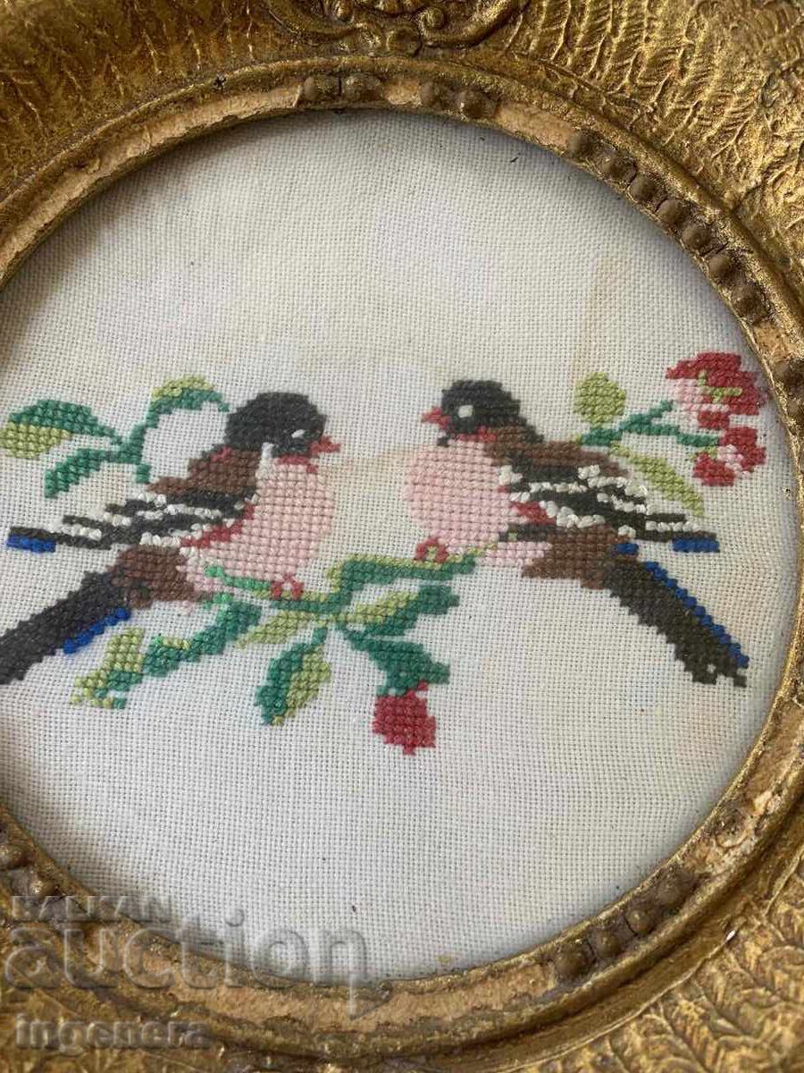 Livrarea EARLY SOCIETY TAPISERIE CUUT PANOU CADRU DE LEMN