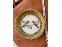 EARLY SOCIETY TAPISERIE CUUT PANOU CADRU DE LEMN